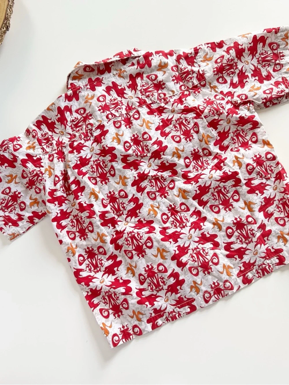 Vintage 2000 Gymboree Boys Abstract Hawaiian Beach Shirt | 3T